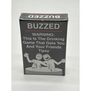 Buzzed Drinking Game Adult Party Card Game 180 Cards Factory Sealed WSTD415